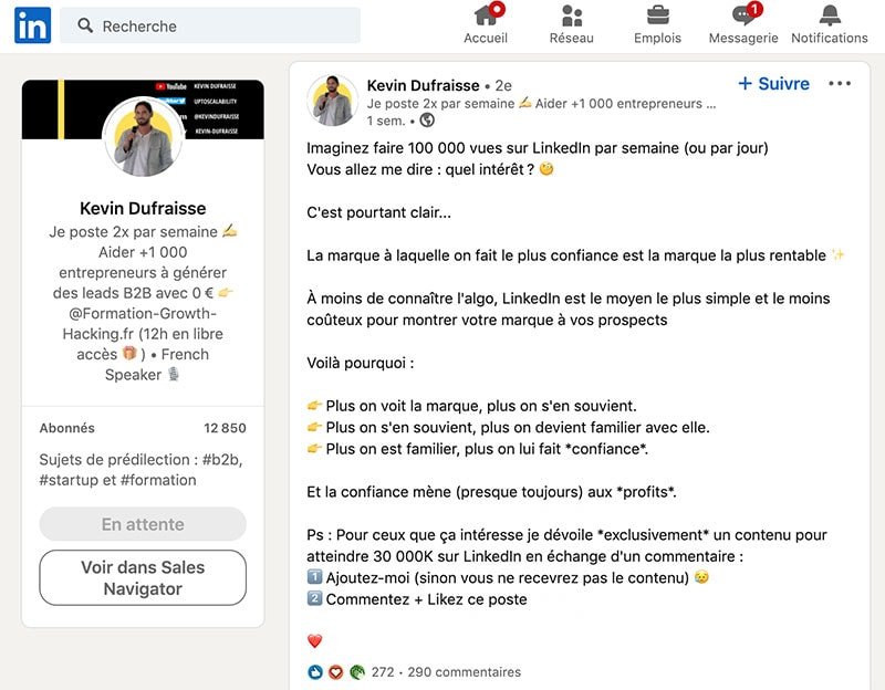 Post Linkedin