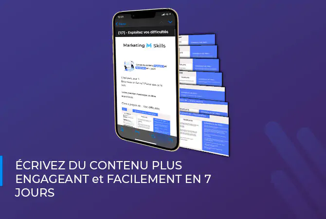 Créér du contenu en 7 jours facilement