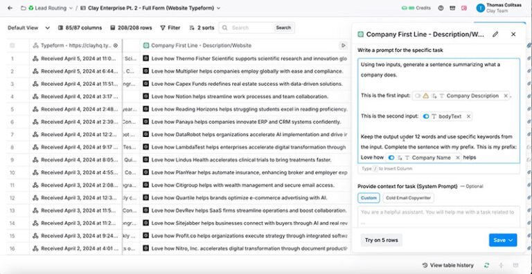 Enrichissement CRM hubspot